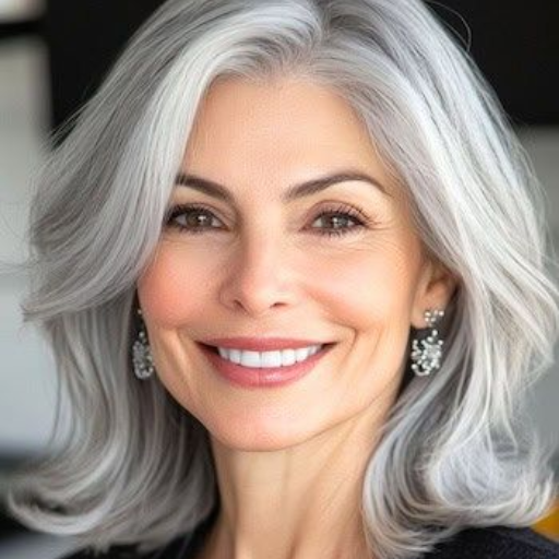 Medium Length Layered Haircut: Hairstyles for Thin Hair Over 60