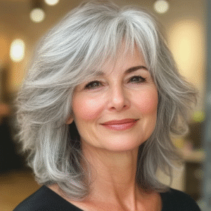 Benefits of Short Shaggy Haircuts for Women Over 60